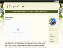 Tablet Screenshot of drys-villas.gr